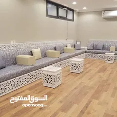  14 جلسات خليجة 16 مقعد تفصيل جميع الجلسات حسب الطلب والقياس مفروشات ماسة لاتردد بل اتصال والحجز