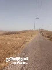  6 قطعه ارض مرتفعه ومطله منطقة شاليهات شرق جرش منطقة حميد  70 دنم سعر مغري جدا تصليح لمشروع استثماري