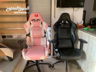  1 كراسي gaming للشباب والبنات الجوز ب 275 قابل للتفاوض بشيء بسيط الرجاء عدم الاحراج الكراسي بحالة new