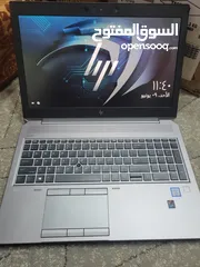  1 Zbook G6 (4K) مع شاشة