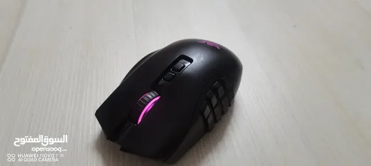  6 Mouse razer naga pro ماوس مخصص لمحترفي الاعاب وخاصه العاب MMO و RPG ويتميز بدقه عالي جداً