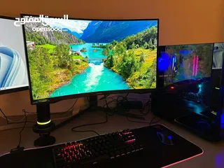  1 Samsung G7- 2k- 244hz اقرأ الوصف كامل