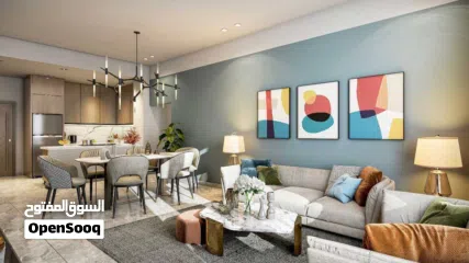  3 شقه غرفه في مشروع perla 3 جزيره ياس اطلاله مميزه نظام تقسيط استلام قريب