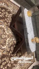  2 طاولة مع زجاج سيكوريت