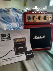  3 Marshall ms-2 micro amp  وارد بريطانيا صنع الفيتنام  سماعة قيتار الكتروني