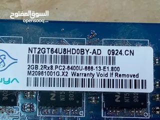  6 رام RAM DDR2 2G