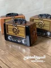 4 راديو انتيك مع سماعه بلوتوث