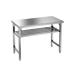  1 Stainless Steel Working table, Mobile Table  standard grade SS 304 material