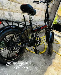  6 بسكليت كهرباء شبه جديد 48 فولت 20 امبير