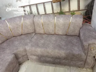  1 طقم كنب كورنر استخدام شهر فقط للبيع بسعر مناسب للجميع الموقع الاذاعه والتلفزيون