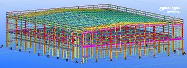  6 رسام 3D steel structure خبرة 5 سنوات  سرعة ودقة بلعمل