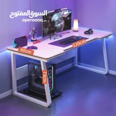  3 طاولة جيمينغ / مكتب كمبيوتر – تريند السيت أب العصري  إذا بدك مكتب يجمع بين الشكل الفخم والع