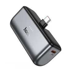  4 Hoco PowerBank Mini 5000mAh باوربانك هوكو 5000 مل امبير حجم يدعم الشحن السريع  توصيل مجاني داخل عمان