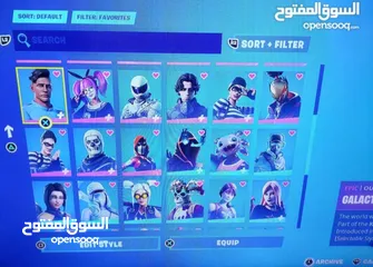  12 حساب فورتنايت وروكيت مرتب بسعر نار عرض