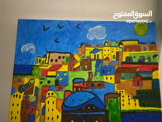  1 لوحة رسم تشكيلية