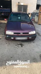  1 سيارة قولف mk3 للبيع أو البدل موديل 1992 موتور 1800سي سي فحص اثنين جيد خلفي بس أنا بياع خالي قص قلبا