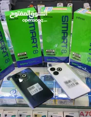  1 العرض الاقوى Infinix Smart 8 4ram/64G  أداء ممتاز وبطارية قوية بسعر اقتصادي   العرض حتى نفاذ الكميه