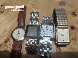  1 ساعات اصليه ونادره للبيع  GUUCI RADO TISSOT REDLINE SEIKO