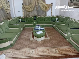  2 اثاث بيت مكون من جلسه عربيه غرفه نوم وطقم مورس