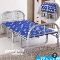  2 سرير متنقل قابل للطي