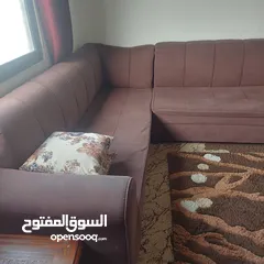  3 طقم كنب  زوايا خشب ثقيل ديكور