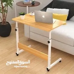  11 مكتب طلابي عملي ومتنقل بيسع لابتوب وادوات مدرسية سطح واسع عجلات قوية مع فرامل ارتفاع قابل للتعديل