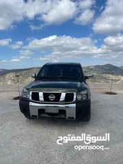 19 للبيع او البدل بكم نيسان تيتان بنزين فورويل شغال فتحة قناص مرخص Nissan titan  قابل للتقسيط دفعة