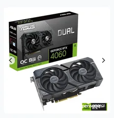  1 ASUS DUAL GEFORCE RTX 4060 OC EDITION 8GB GDDR6 - GRAPHICS CARD