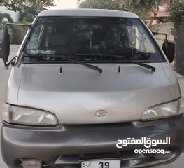  6 باص هونداي h100 ليمتد موديل 2002  للبيع  الفحص قصعات مرخص لغاية 12/3