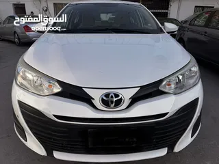  1 أقساط تويوتا ياريس 2019 بيضاء اقتصادية فحص فل ما عدا الفتحة