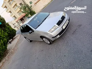  19 شكودا فابيا فحص كامل موديل2002 قير عادي قطارة بنزين