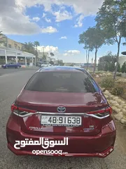  8 تويتا كورولا هايبرد 2019 فل مع فتحه وارد الوكاله وتحت صيانة الوكاله
