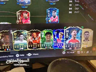  4 حساب فيفا حظ ما شاء الله دينهو 95 ظاهره 94 هام و خوليت 94 و دون 93 و غيرهم الكثير قابل للتفاوض مع4m