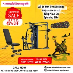  4 Gym equipments