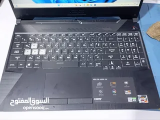  7 لابتوب كيمينك ASUS TUF FA506 بسعر 999 الف مع حقيبه وموس وموسباد وتوصيل مجاني