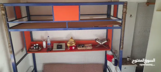  2 سرير حديد تفصيييييل ثقيل