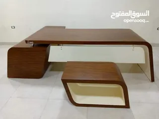  2 مكتب مدير اداري مودرن - elegant modren uniqe office furniture desk
