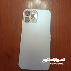  1 ايفون 13 برو ماكس مستعمل سنه وكاله شاشه مكسوره