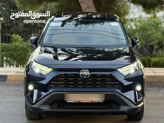  12 تويوتا راف فور 2022 نخب اوووول كلين تايتل عداد قليل فل كامل xle لون كحلي غرفه بيج جمرك حره جديد