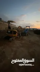  10 جرافات صغيرة للإيجار اليومي أسبوعي شهري وحفاوه بيبي