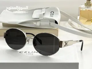  1 نظارات سيلين متوفرة مع ملحقاتها  بالونين الفضي والذهبي