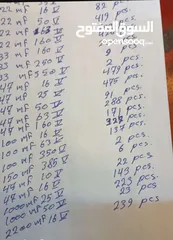  2 مكثفات  ومقاومات كربونية