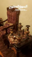  6 طقم كنب بحاله جيدا جدا  مع الطاولات