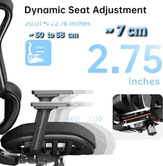  3 ergonomic chair كرسي مكتب طبي شبك كامل مريح جدا للديسك والساعات الطويلة مع دعم للظهر /كرسي مدير موظف