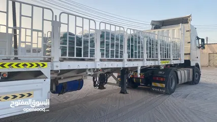  9 مقطورة للبيع تفتح 60 فوت 60 feet trailer for sale
