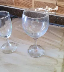  5 كاسات كرستال زجاج البوهيمي أو الكريستال البوهيمي هو زجاج شهير يتميز بجودته العالية وحرفيته