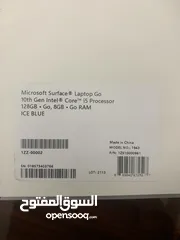  23 Microsoft Surface Laptop GO 2021 Touch i5 10th gen 8gb ram 128 nvme open box like new