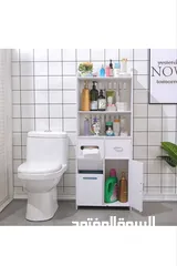  4 فوضى الحمام صارت من الماضي! ستاند الحمام العصري PVC – أناقة ونظام في قطعة وحدة!  تصميم أنيق