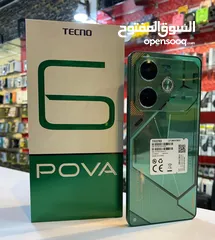  2 مستعمل ايام pova 6 رام 16 و 24 جيجا 256 أغراضة والكرتونه الأصلية مكفول بالشركة متوفر توصيل