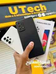  1 مستعمل اخو الجديد Samsung A52s 5G جيجا 256 اغراضة والكرتونه الأصلية متوفر توصيل